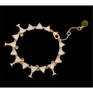 Kate Spade NWT martini tennis charm bracelet - Shaken not stirred